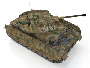 pzkpfw iv - panzer 4 - ausfh - 615 3D Model