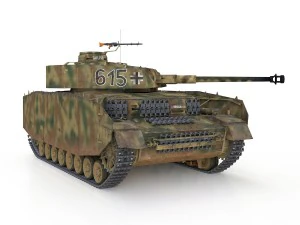 pzkpfw iv - panzer 4 - ausfh - 615 3D Model