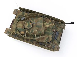 pzkpfw iv - panzer 4 - ausfh - 615 3D Model