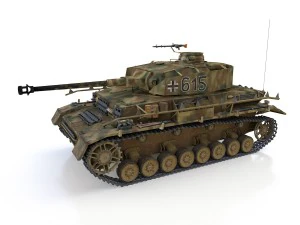 pzkpfw iv - panzer 4 - ausfh - 615 3D Model