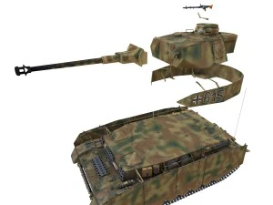 pzkpfw iv - panzer 4 - ausfh - 615 3D Model