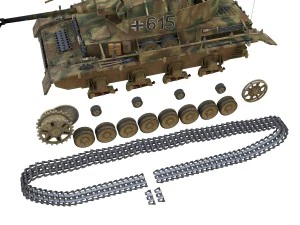 pzkpfw iv - panzer 4 - ausfh - 615 3D Model