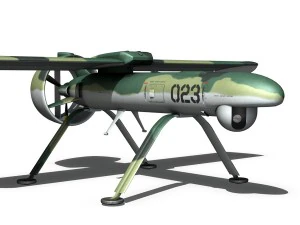 pchela 1t drone russian uav 3D Model