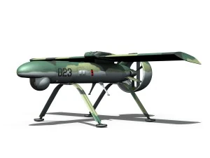 pchela 1t drone russian uav 3D Model