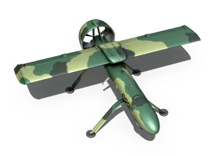 pchela 1t drone russian uav 3D Model