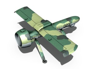 pchela 1t drone russian uav 3D 모델