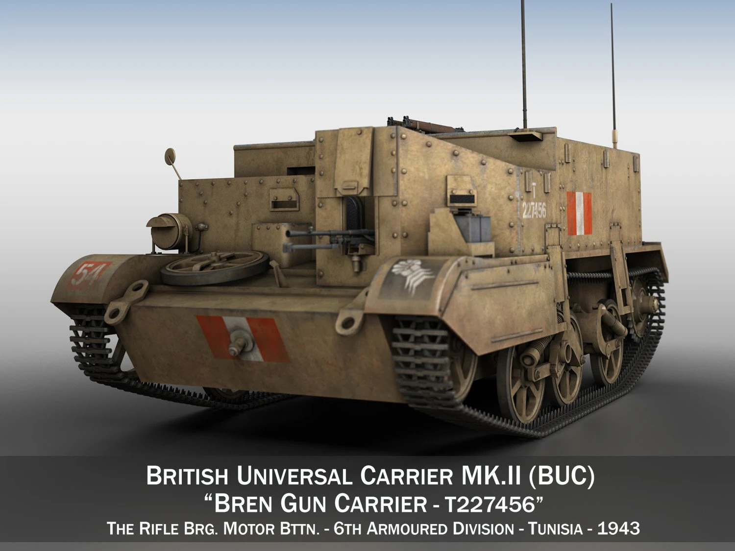 transportador Bren - buc - t227456 Modelo 3D .c4d .max .obj .3ds .fbx .stl .blend 