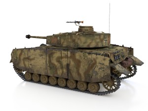 pzkpfw iv - panzer 4 - ausfh - 600 3D 모델