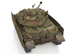 pzkpfw iv - panzer 4 - ausfh - 600 3D Модель