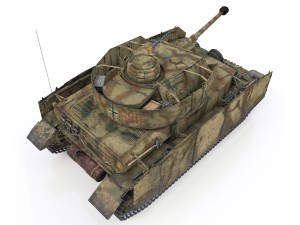 pzkpfw iv - panzer 4 - ausfh - 600 3D 모델