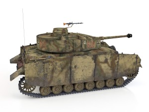 pzkpfw iv - panzer 4 - ausfh - 600 3D 모델