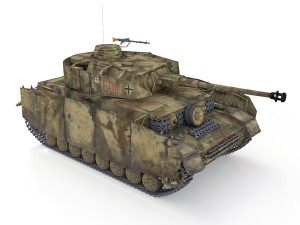 pzkpfw iv - panzer 4 - ausfh - 600 3D 모델