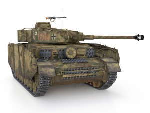 pzkpfw iv - panzer 4 - ausfh - 600 3D 모델