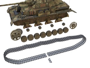 pzkpfw iv - panzer 4 - ausfh - 600 3D 모델