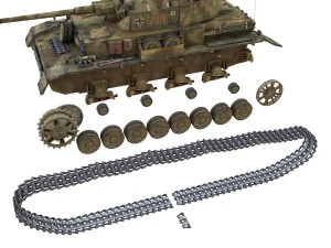 pzkpfw iv - panzer 4 - ausfh - 600 3D Модель