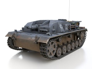 stug iii - ausfb - stug abt 226 Model 3D