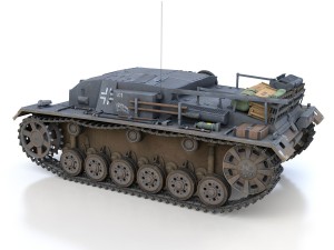 stug iii - ausfb - stug abt 226 Model 3D