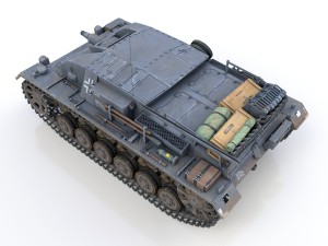 stug iii - ausfb - stug abt 226 Model 3D