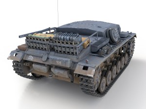 stug iii - ausfb - stug abt 226 Model 3D