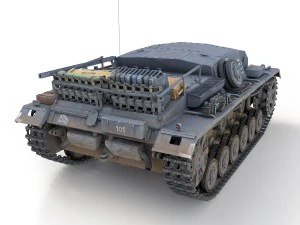 stug iii - ausfb - stug abt 226 3D Model