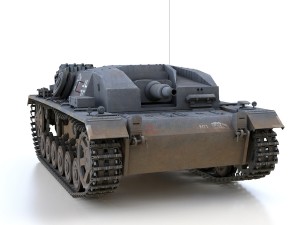 stug iii - ausfb - stug abt 226 Model 3D