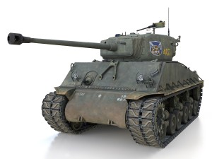 m4a3e8 sherman - jgsdf - 3318 3D 모델