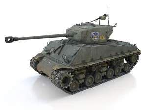 m4a3e8 sherman - jgsdf - 3318 3D Model