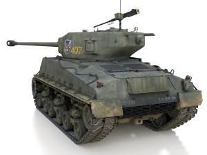 m4a3e8 sherman - jgsdf - 3318 3D 모델