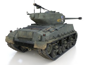 m4a3e8 sherman - jgsdf - 3318 3D 모델
