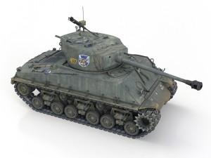 m4a3e8 sherman - jgsdf - 3318 3D 모델
