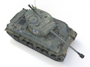 m4a3e8 sherman - jgsdf - 3318 3D 모델