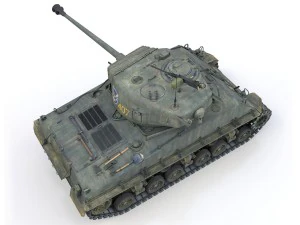 m4a3e8 sherman - jgsdf - 3318 3D Model