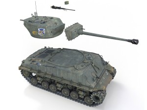 m4a3e8 sherman - jgsdf - 3318 3D 모델