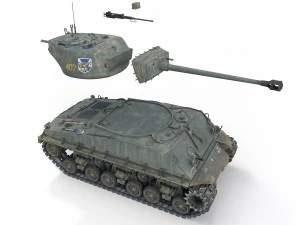 m4a3e8 sherman - jgsdf - 3318 3D Model