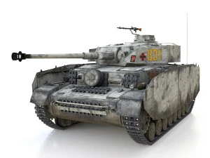 pzkpfw iv - panzer 4 - ausfh - 831 3D Model