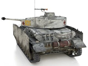 pzkpfw iv - panzer 4 - ausfh - 831 3D Model
