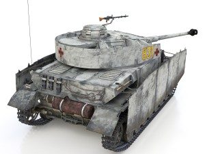 pzkpfw iv - panzer 4 - ausfh - 831 3D Model
