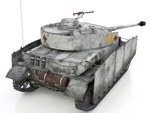 pzkpfw iv - panzer 4 - ausfh - 831 3D Model