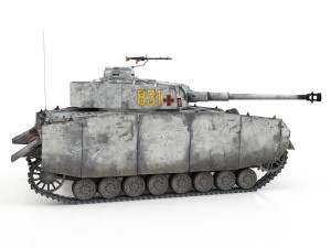 pzkpfw iv - panzer 4 - ausfh - 831 3D Model