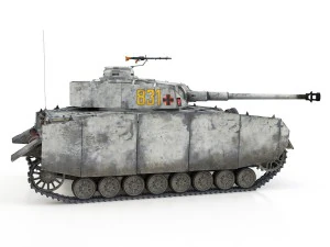 pzkpfw iv - panzer 4 - ausfh - 831 3D Model