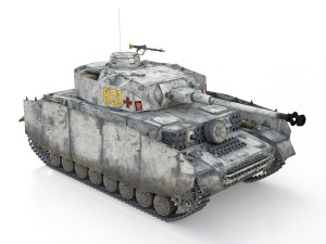 pzkpfw iv - panzer 4 - ausfh - 831 3D Model