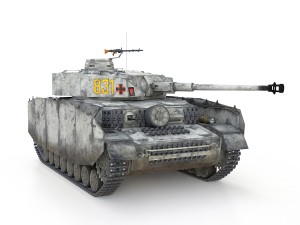 pzkpfw iv - panzer 4 - ausfh - 831 3D Model
