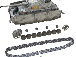 pzkpfw iv - panzer 4 - ausfh - 831 3D Model