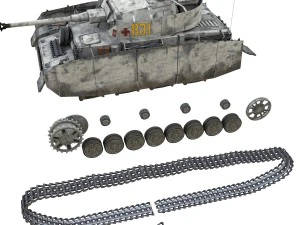 pzkpfw iv - panzer 4 - ausfh - 831 3D Model