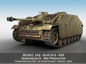 stug iii - ausfg - 429 - mid production 3D Model