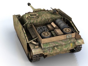 stug iii - ausfg - 429 - mid production 3D 模型