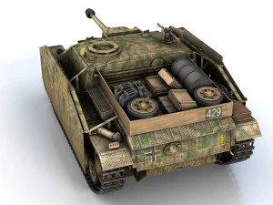 stug iii - ausfg - 429 - mid production 3D Model
