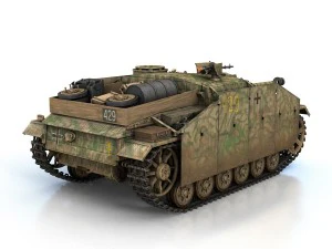 stug iii - ausfg - 429 - mid production 3D Model