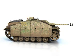 stug iii - ausfg - 429 - mid production 3D Model