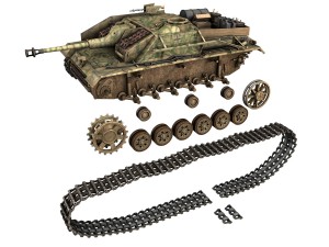 stug iii - ausfg - 429 - mid production 3D 模型